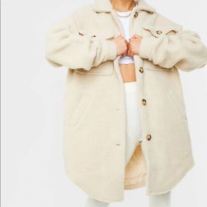 Oversized Shearling Shacket NWT